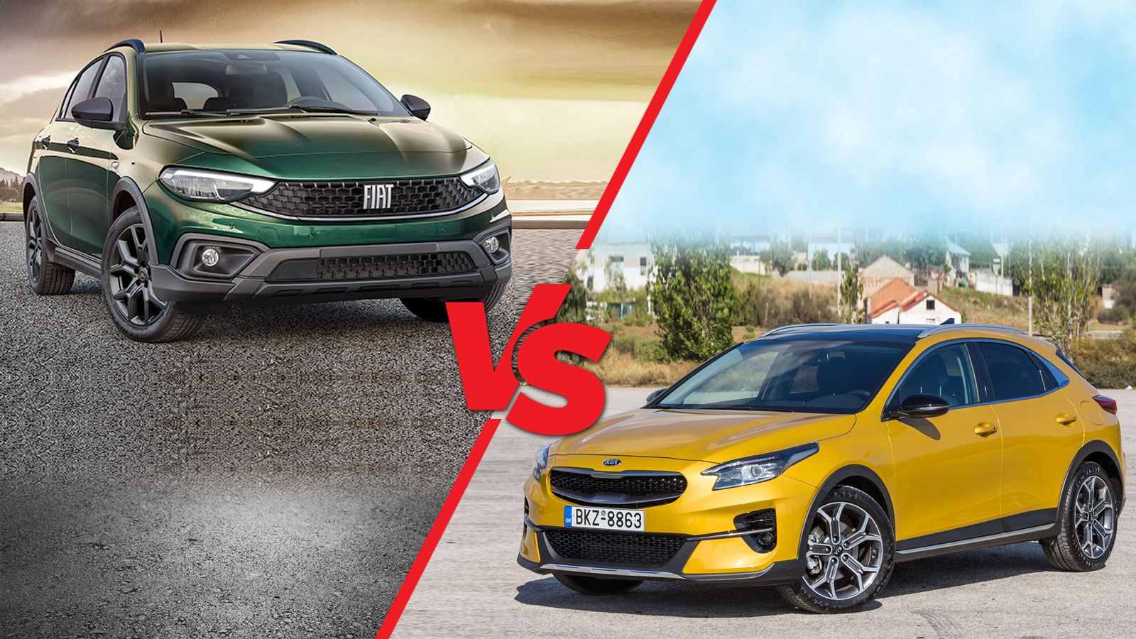 Fiat Tipo City Cross VS Kia XCeed: Ποιο crossover είναι καλύτερο;