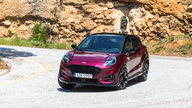 Δοκιμή Ford Puma Vivid Ruby