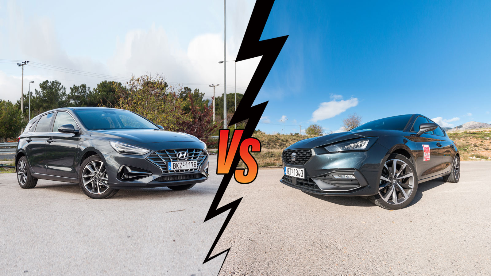 Hyundai i30 120ps VS Seat Leon 130ps Συγκριτικό