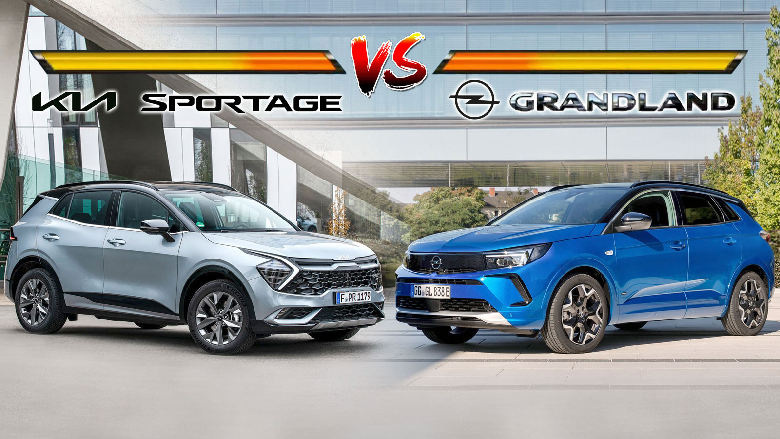 KIA SPORTAGE VS OPEL GRANDLAND Συγκριτικό