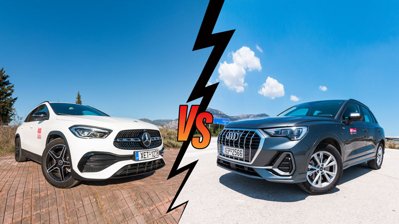 Audi Q3 Plug-in 245ps VS Mercedes GLA Plug-in 218ps Συγκριτικό