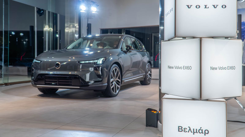 Volvo EX60: Παρουσιάστηκε στην Ελλάδα από τη Volvo Βελμάρ Volvo EX60: Παρουσιάστηκε στην Ελλάδα από τη Volvo Βελμάρ