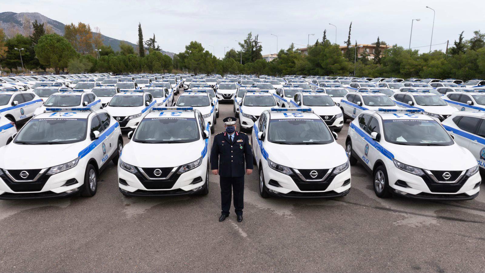 Ενίσχυση του στόλου της Ελληνικής Αστυνομίας με Nissan QASHQAI 