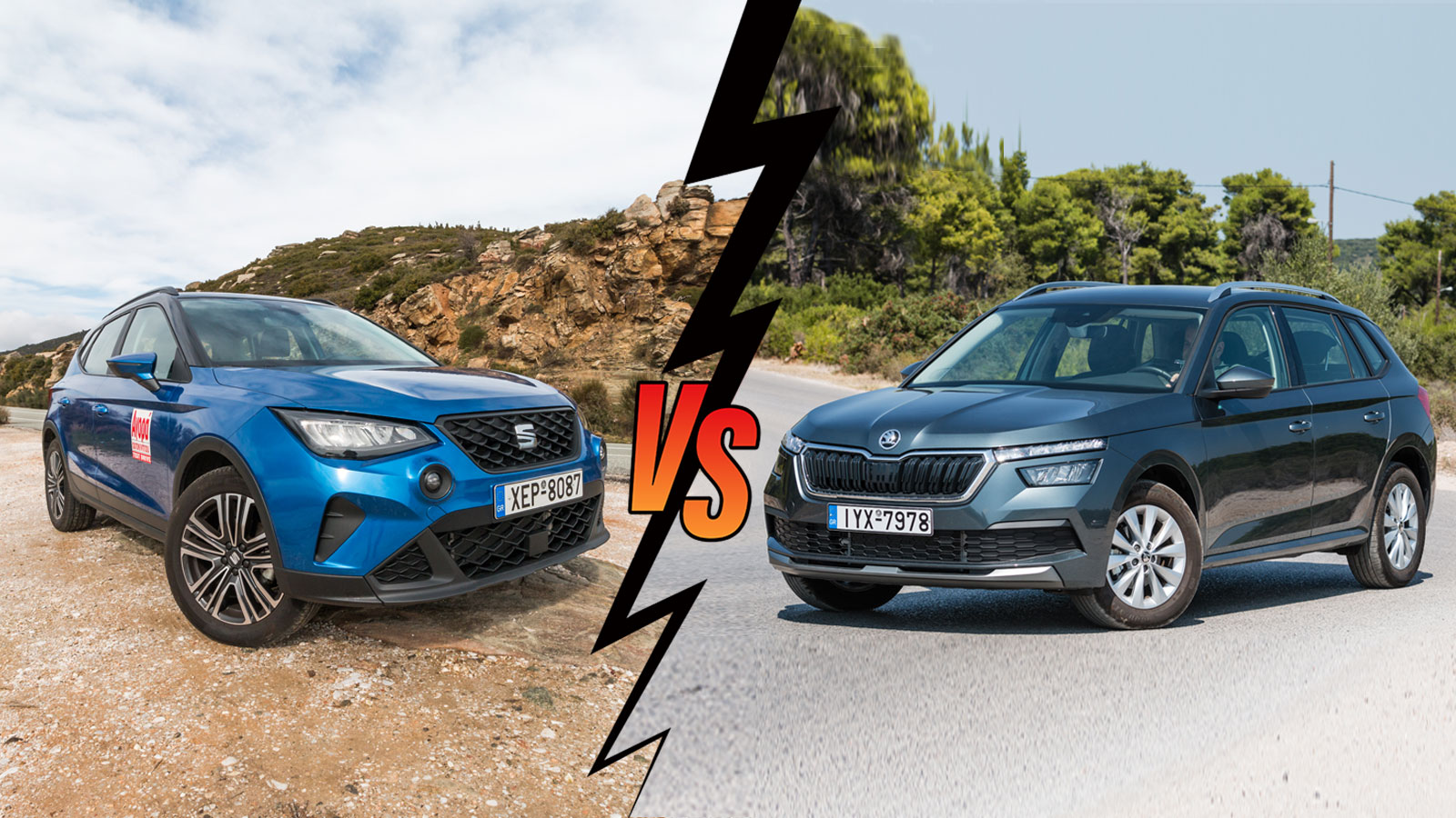 Seat Arona VS Skoda Kamiq Συγκριτικό