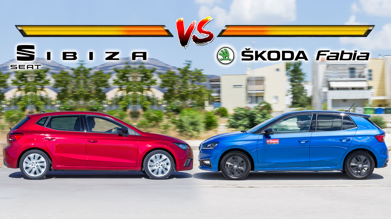 SEAT IBIZA VS SKODA FABIA Συγκριτικό