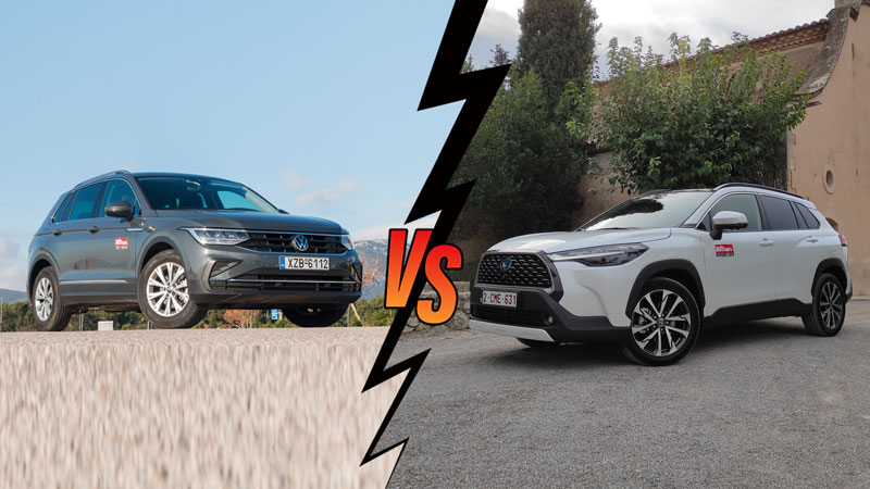 Toyota Corolla Cross Hybrid 4X4 197ps VS Volkswagen Tiguan Automatic 150ps Συγκριτικό