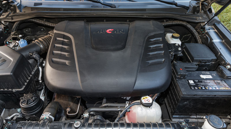 Ο 2-λιτρος turbodiesel κινητήρας έχει εξελιχθεί σε συνεργασία την Cummins, έχει 160 άλογα και 390 Nm ροπής