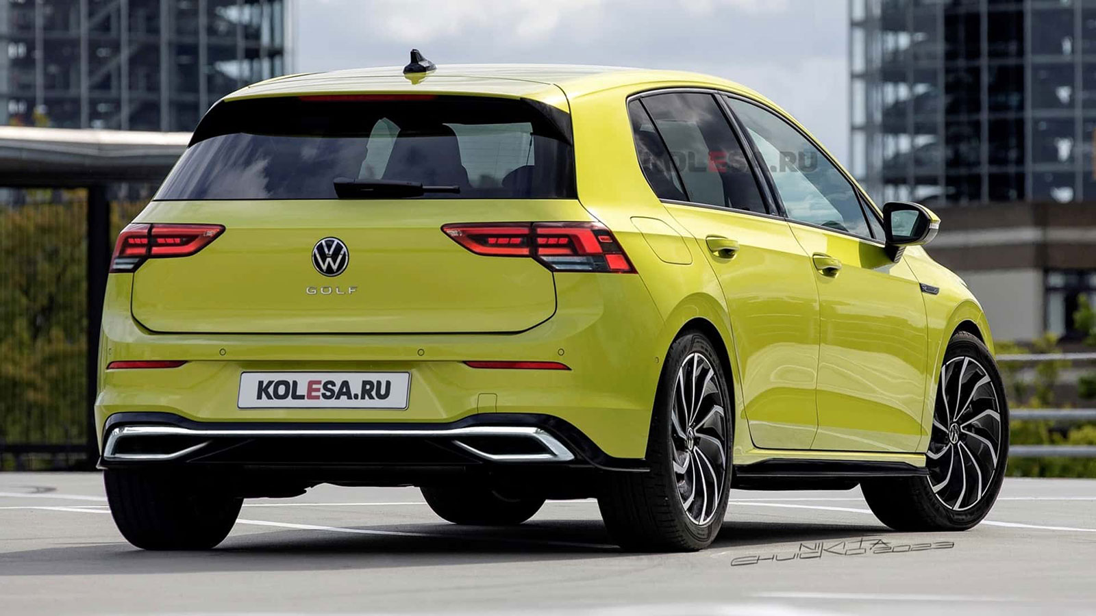 Σχέδια παρουσιάζουν ανεπίσημα το ανανεωμένο VW Golf
