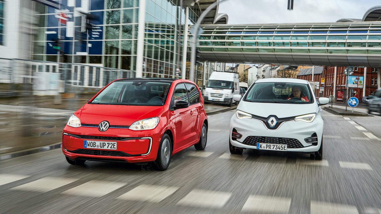 Συγκρίνουμε το νέο Renault Zoe με το νέο VW e-up