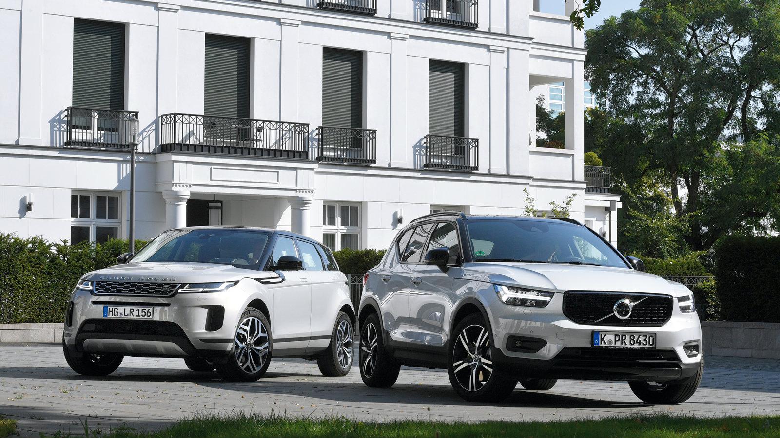 Συγκρίνουμε το Range Rover Evoque P200 με το Volvo XC40 T4