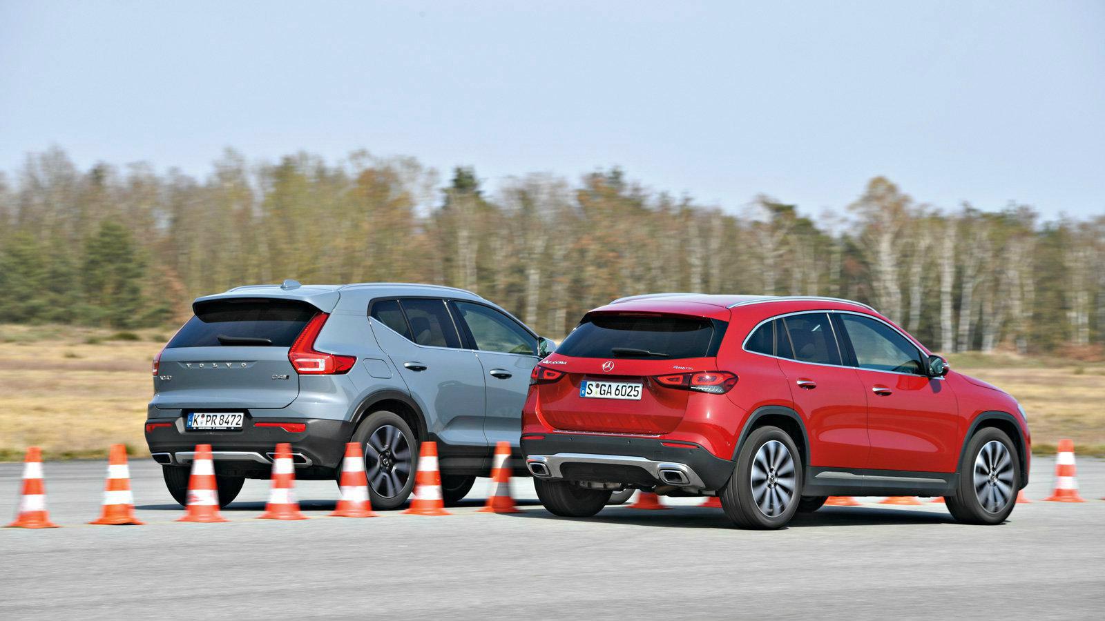 Συγκρίνουμε Mercedes GLA με Volvo XC40