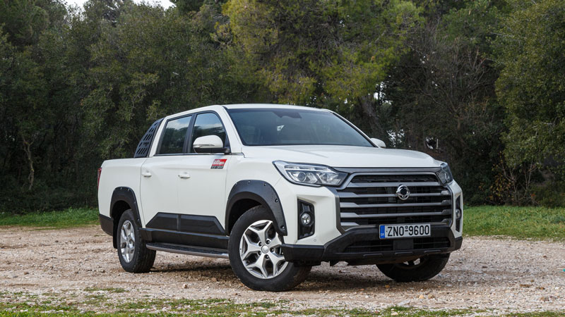 Το KGM Musso Grand έχει μοντέρνο design, που παραπέμπει σε SUV Το KGM Musso Grand έχει μοντέρνο design, που παραπέμπει σε SUV