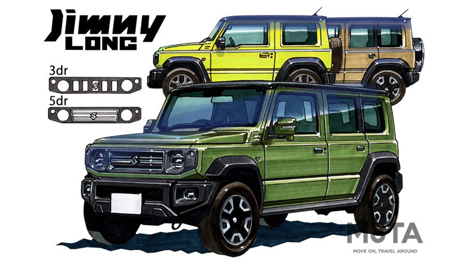 Suzuki Jimny: Του χρόνου η 5θυρη έκδοση