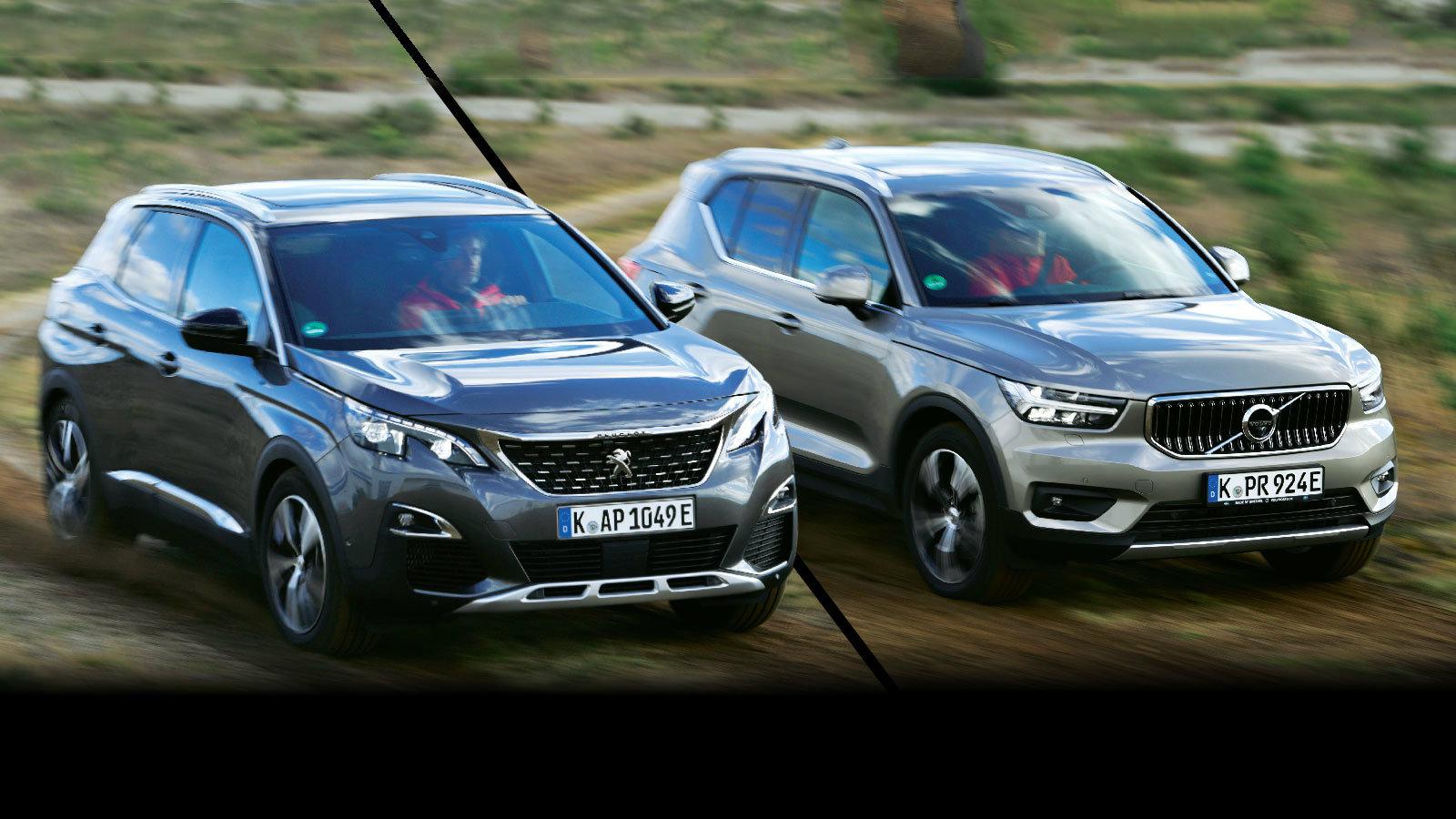 Συγκρίνουμε Peugeot 3008 Hybrid4 με Volvo XC40 T5 Twin Engine