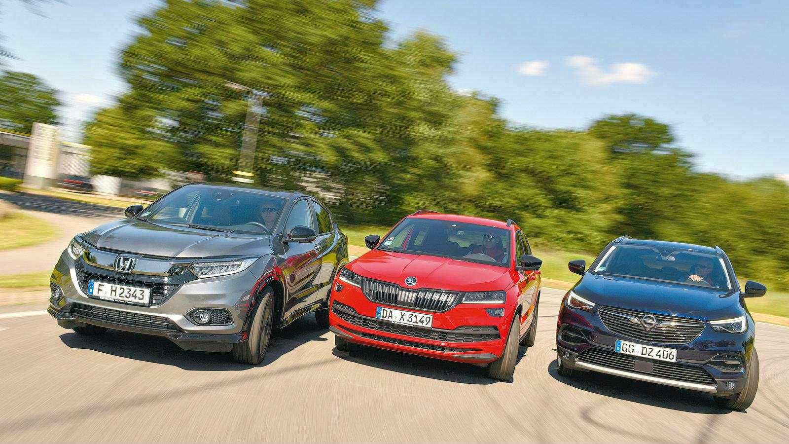 Skoda Karoq VS Opel Grandland X VS Honda HR-V