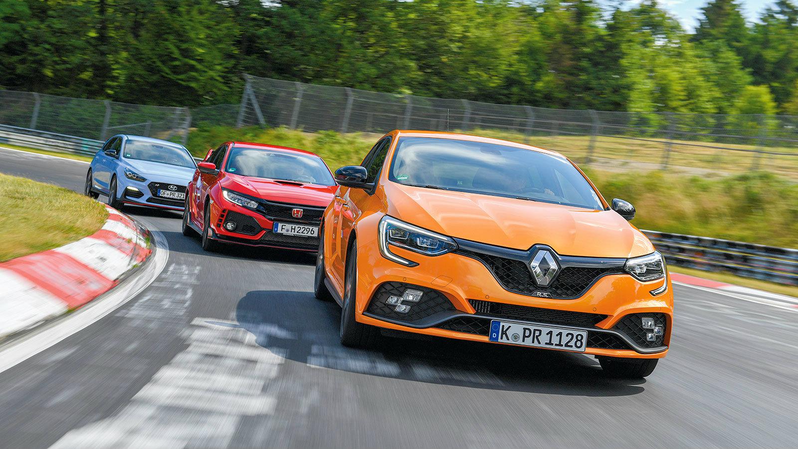 i30 N Performance vs Civic Type R vs Megane R.S. Trophy