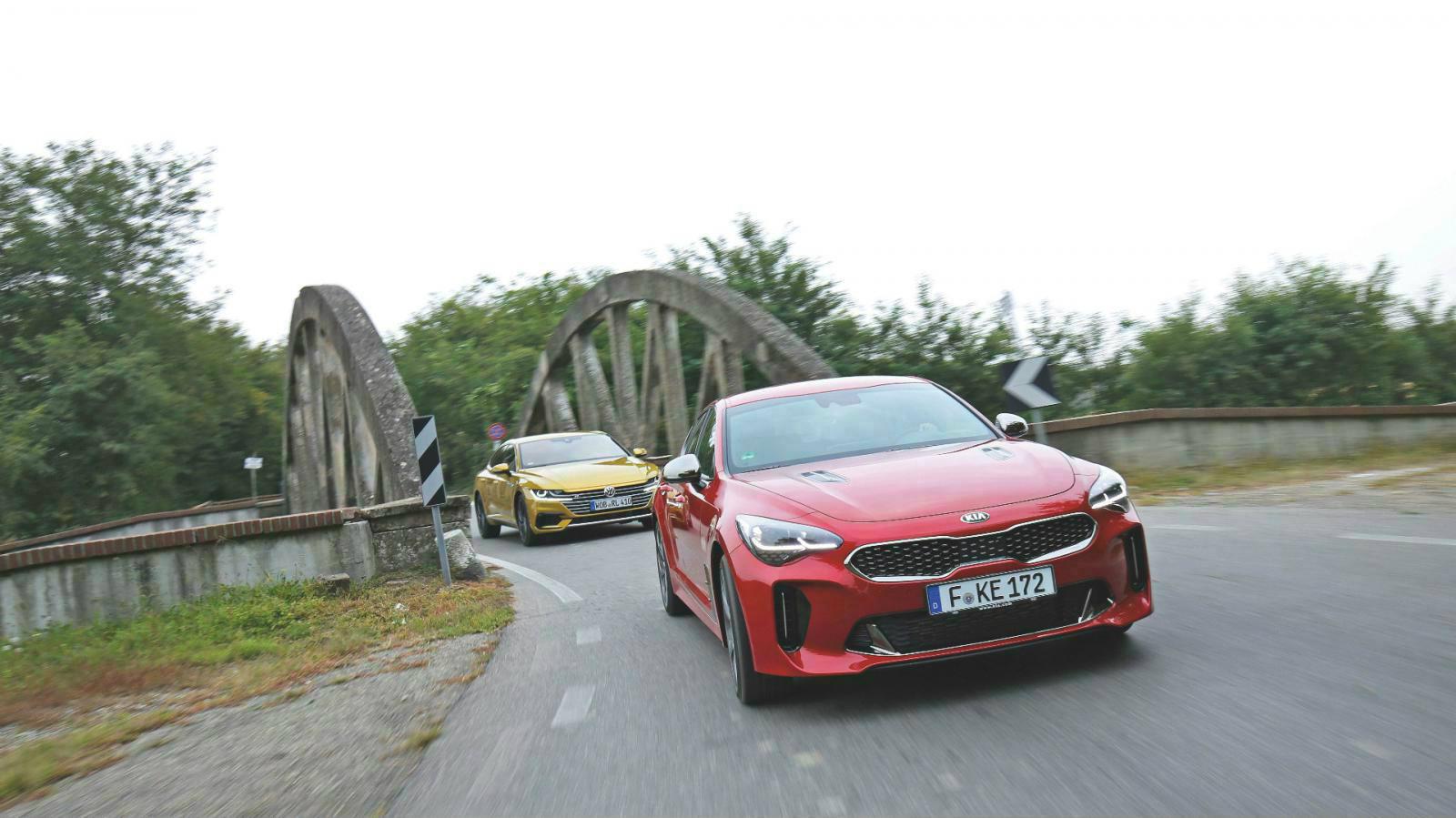 Kia Stinger vs VW Arteon - Τα Premium Coupe της εποχής μας..