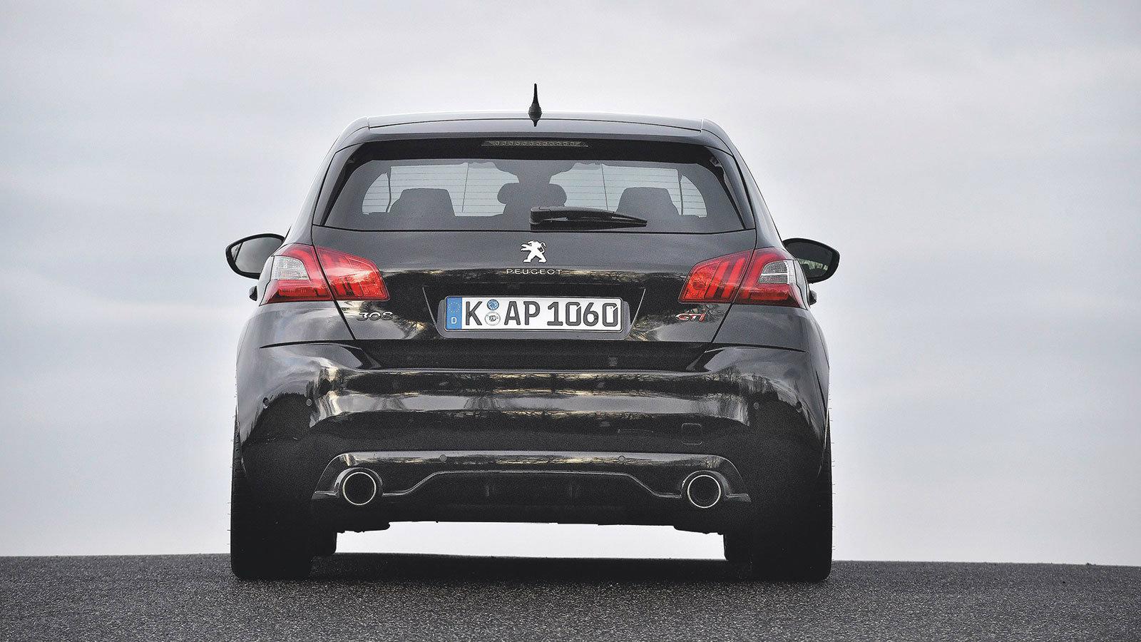 Το 308 GTi έχει χαμηλώσει κατά 11 χλστ σε σχέση με το απλό.