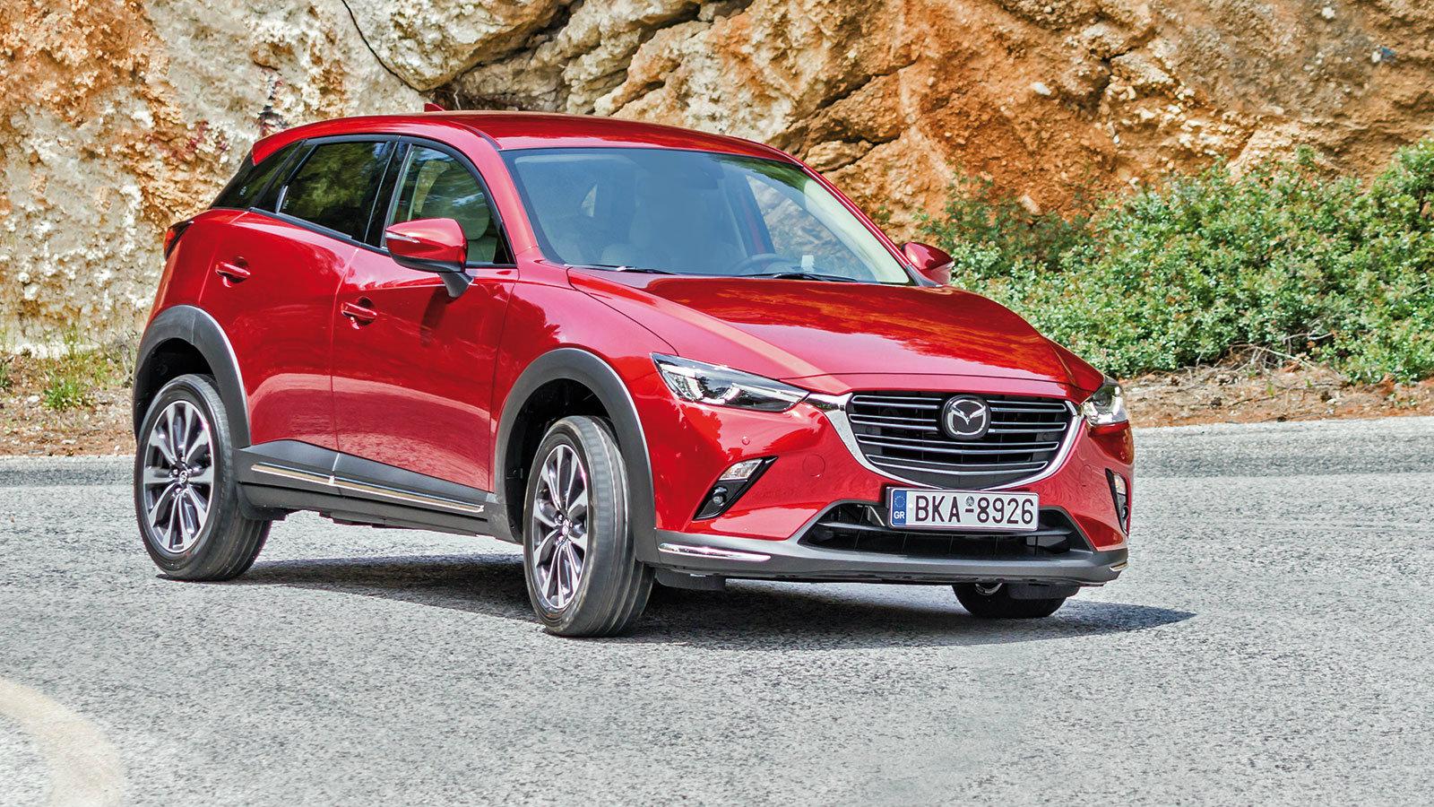 Δοκιμάσαμε το Mazda CX-3 1.8 Skyactiv-D 115 ίππων