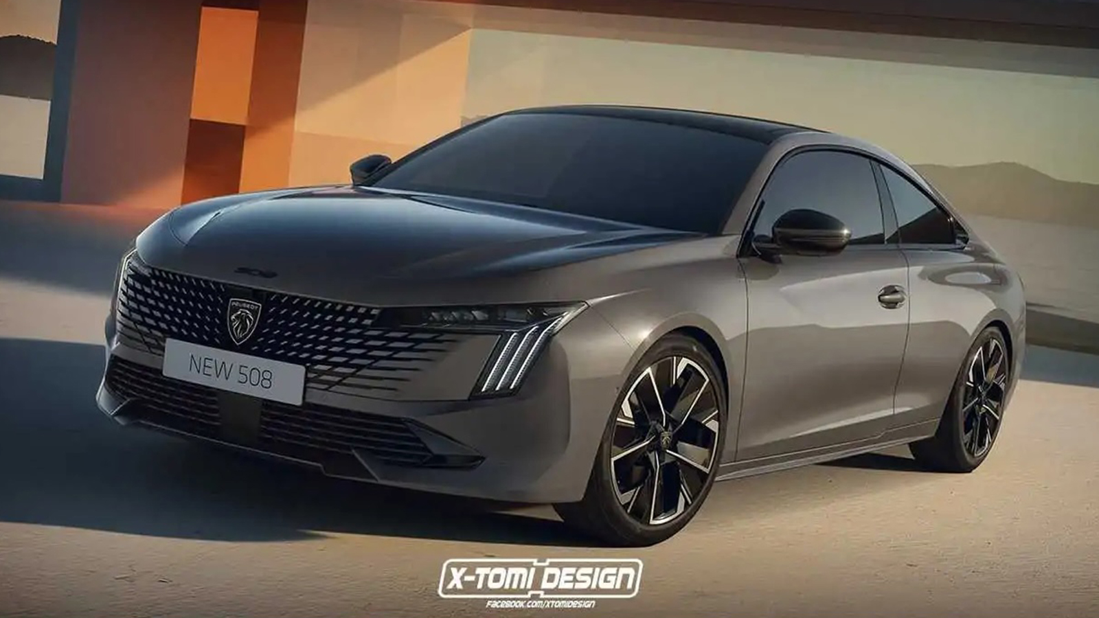 To Peugeot 508 Coupe της X-Tomi Design.