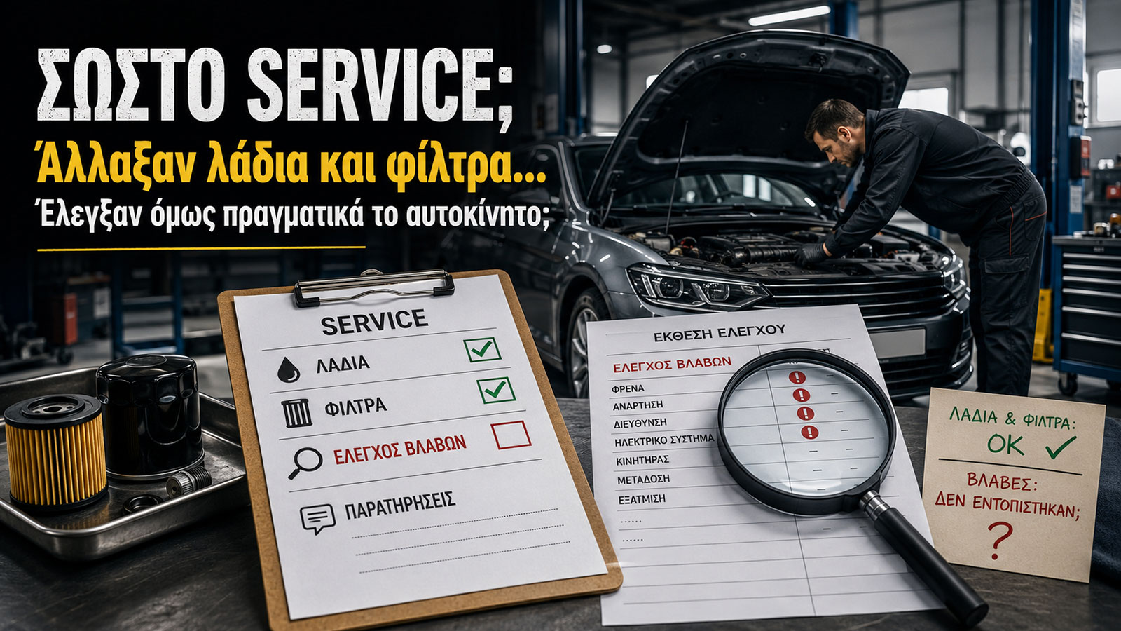 Μπορεί να θεωρείται σωστό ένα service αν δεν εντοπίστηκαν οι βλάβες; Μπορεί να θεωρείται σωστό ένα service αν δεν εντοπίστηκαν οι βλάβες;