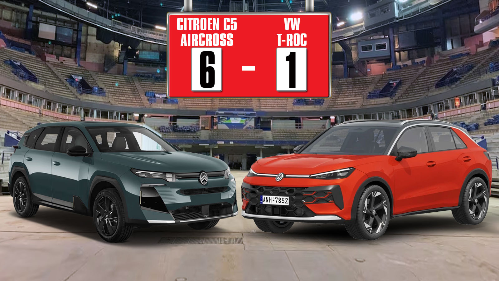 Citroen C5 Aircross 145 PS VS VW T-Roc 116 PS: Συγκρίνουμε σε 11 τομείς