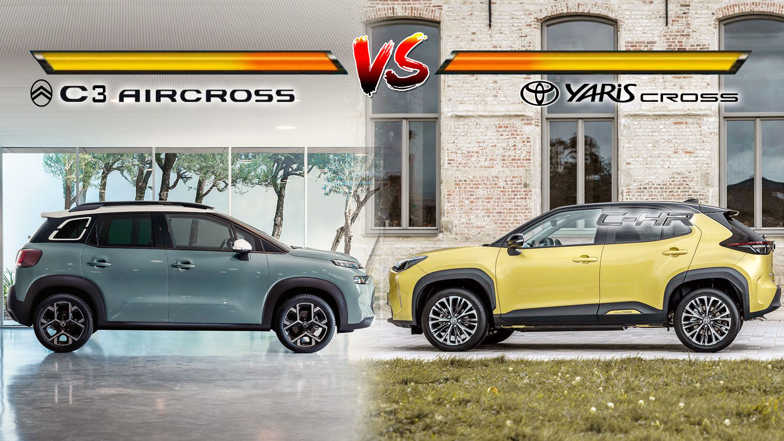 CITROEN C3 AIRCROSS VS TOYOTA YARIS CROSS Συγκριτικό