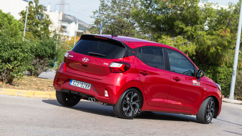 Hyundai i10 N-Line Fl: Ανανεωμένο χωρίς να χάσει το σπορτίφ ύφος του