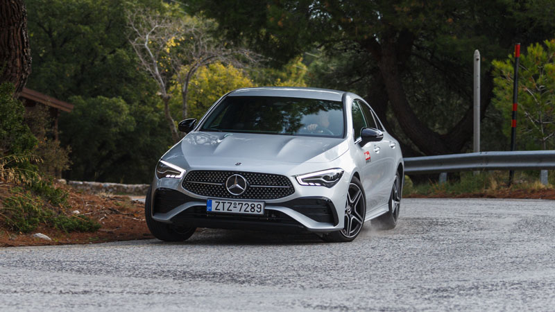 Mercedes CLA 250e: Coupe κυρία που καίει 2,5 λίτρα.