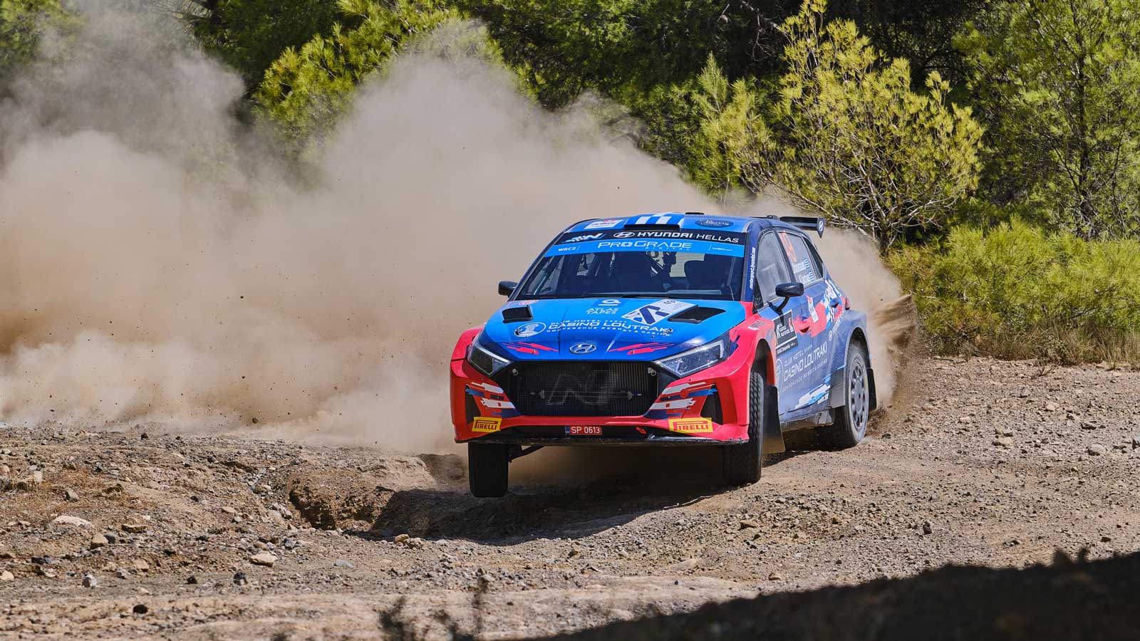 Rally Acropolis: Hyundai στην 1η θέση μεταξύ ελληνικών πληρωμάτων