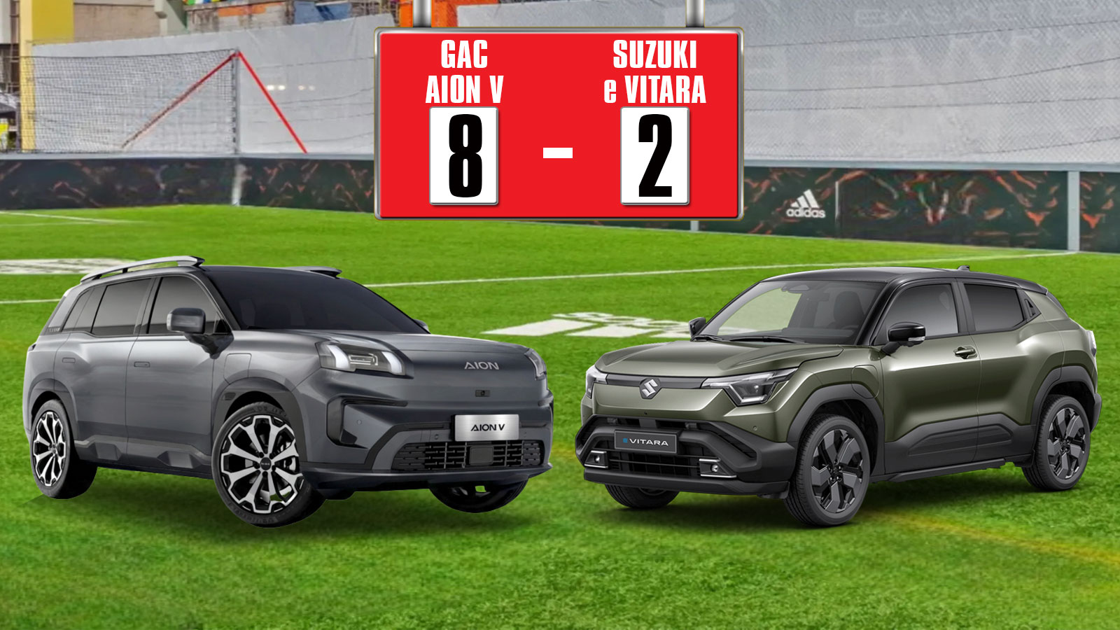 GAC AION V 204 PS VS Suzuki e Vitara 2WD 174 PS: Σύγκριση σε 11 τομείς 