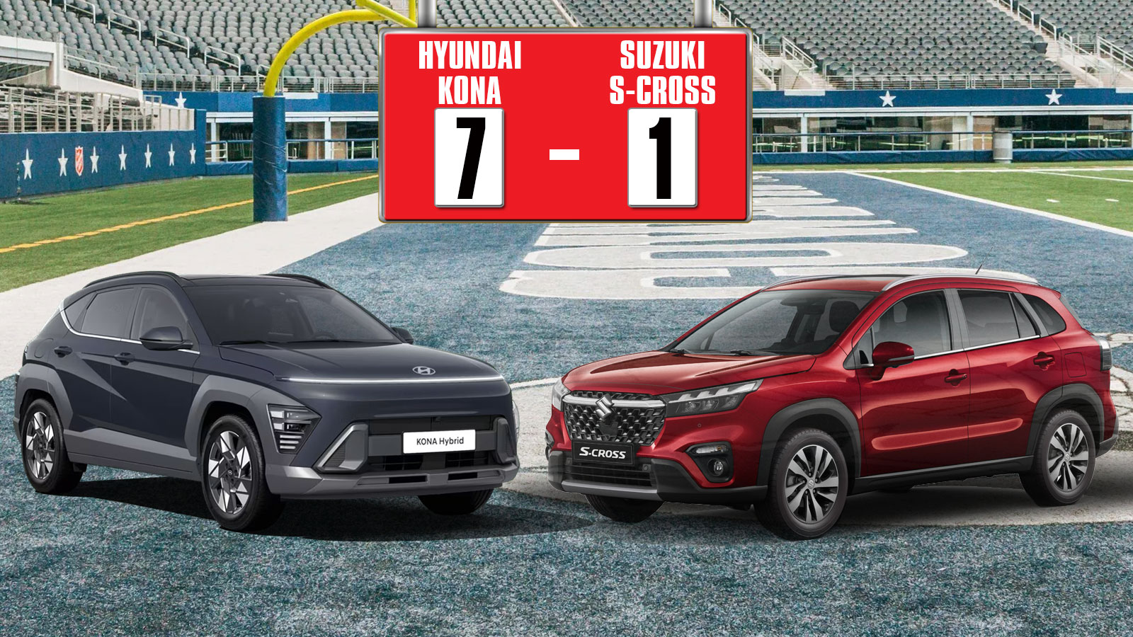 Hyundai Kona Hybrid ή Suzuki S-Cross Hybrid; Συγκρίνουμε σε 11 τομείς Hyundai Kona Hybrid ή Suzuki S-Cross Hybrid; Συγκρίνουμε σε 11 τομείς