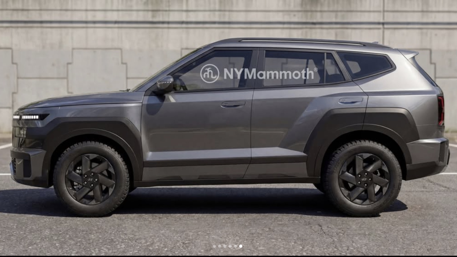 Το βασικό μήνυμα των renders είναι ξεκάθαρο: το νέο Kona αφήνει πίσω του τις πιο στρογγυλεμένες φόρμες και υιοθετεί μια πιο «τετραγωνισμένη», δυναμική αισθητική.