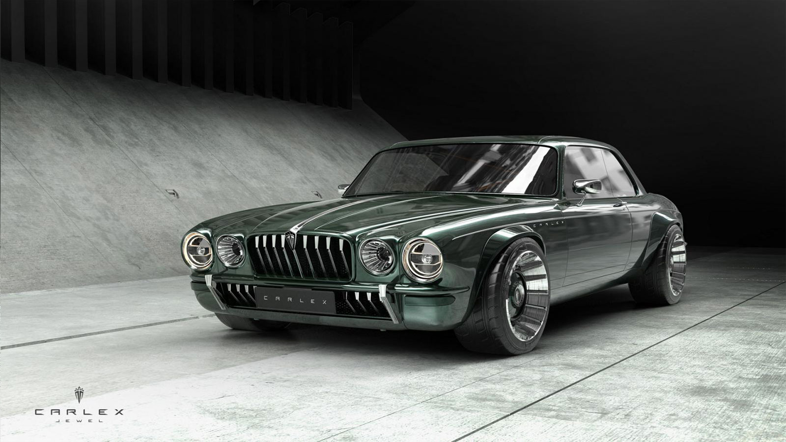 H Carlex παρουσίασε μια «πρησμένη» vintage Jaguar XJ Coupé