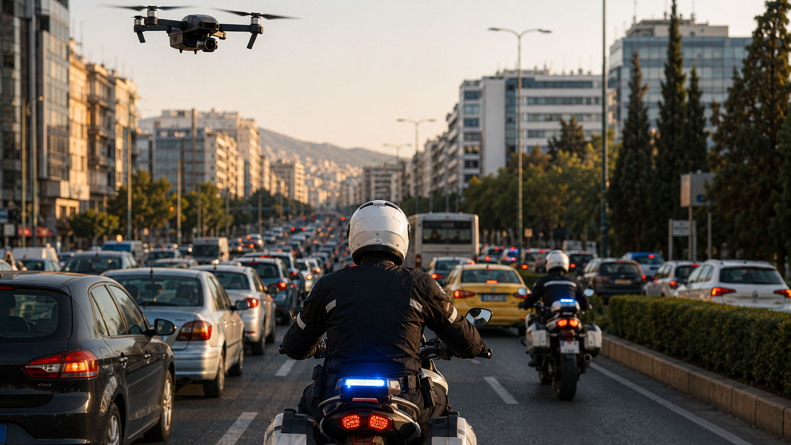 ΚΟΜΒΟΣ: 28 μοτοσικλέτες και 15 drones βγαίνουν στους δρόμους – Τι αλλάζει στην κ