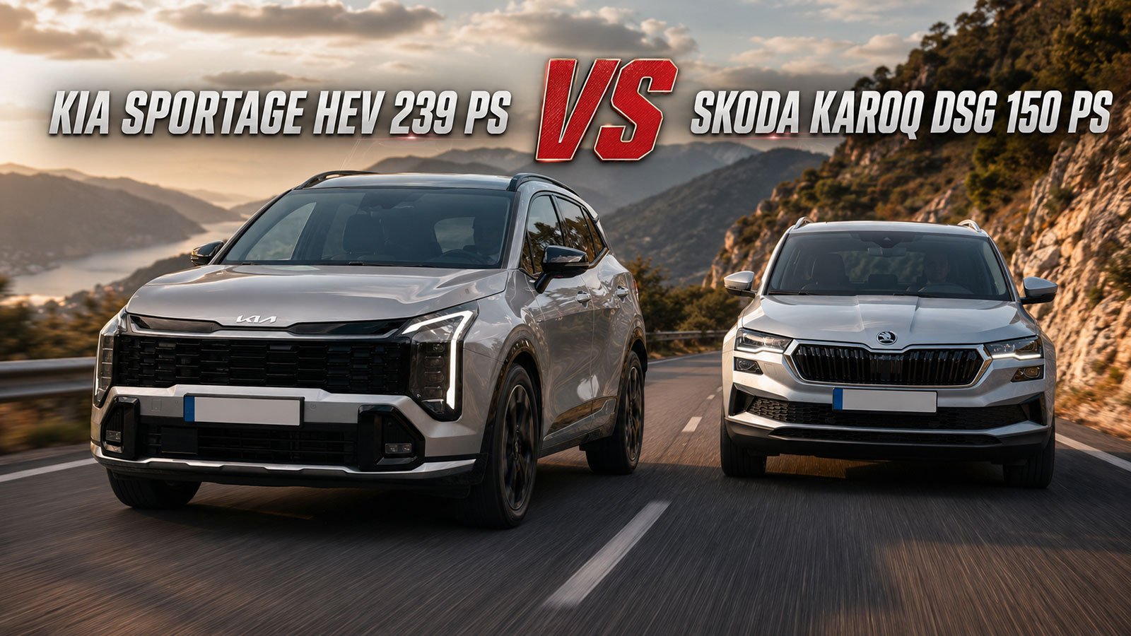 Συγκριτικό: Kia Sportage HEV 239 PS VS Skoda Karoq DSG 150 PS 