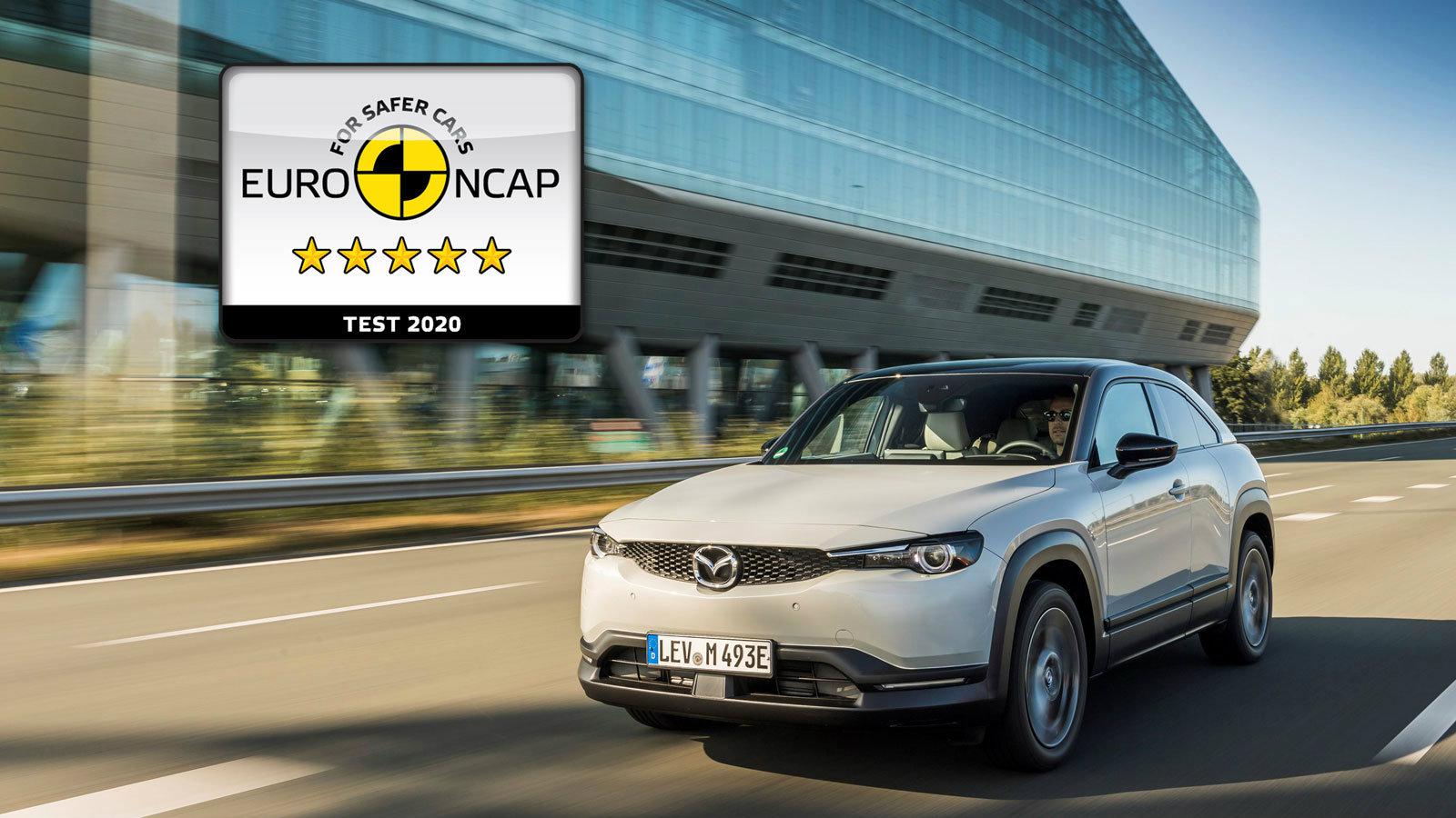 Το Mazda MX-30  κέρδισε 5 αστέρια στο Euro NCAP