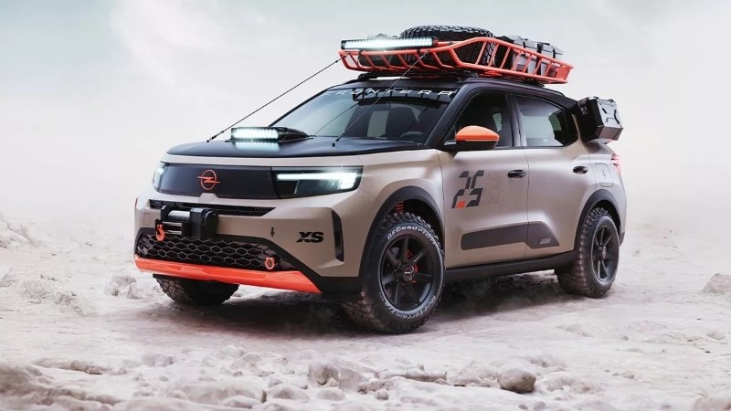 Πρωτότυπο Opel Frontera GRAVEL με σκληροτράχηλη εμφάνιση Πρωτότυπο Opel Frontera GRAVEL με σκληροτράχηλη εμφάνιση