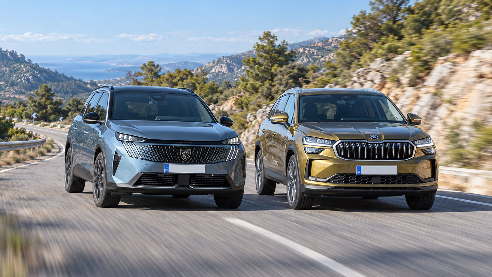 Συγκριτικό: Peugeot 5008 Hybrid 145 PS VS Skoda Kodiaq DSG 150 PS 