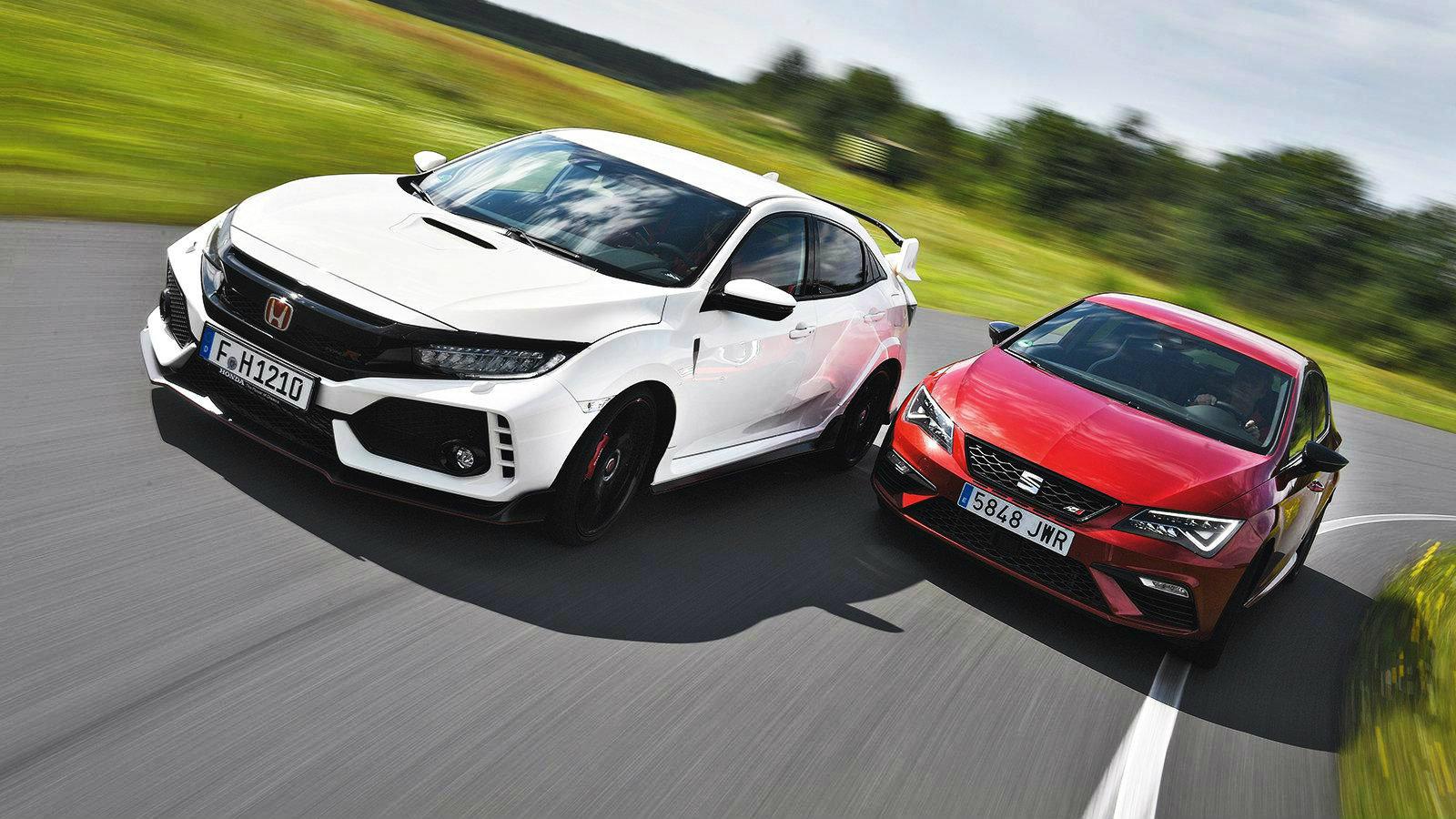 Seat Leon Cupra 300 VS Honda Civic Type R. Ποιο είναι καλύτερο?