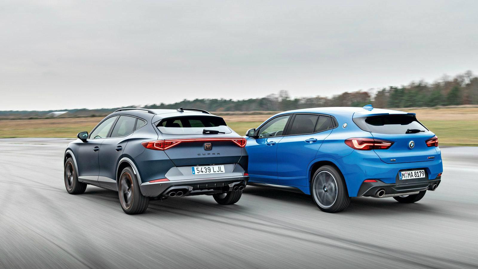 Συγκρίνουμε CUPRA Formentor 2.0 vs BMW X2 M35i