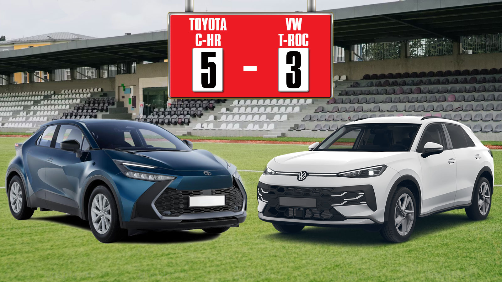 Toyota C-HR 140 PS VS VW T-Roc 116 PS: Συγκρίνουμε σε 11 τομείς Toyota C-HR 140 PS VS VW T-Roc 116 PS: Συγκρίνουμε σε 11 τομείς
