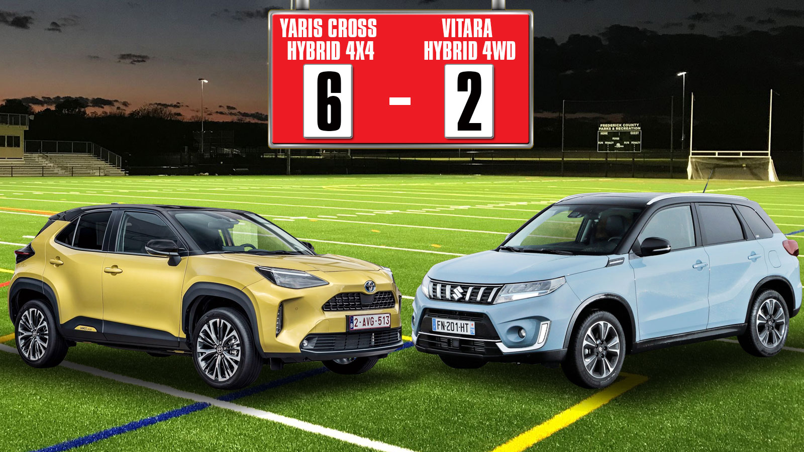 Στα 11 βήματα: Συγκρίνουμε Vitara Hybrid 4WD με Yaris Cross Hybrid 4X4