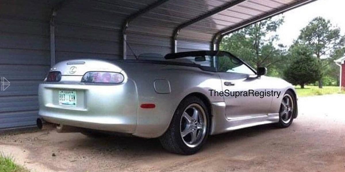 Το μοναδικό cabrio Toyota Supra στον κόσμο οφείλεται στο αλκοόλ