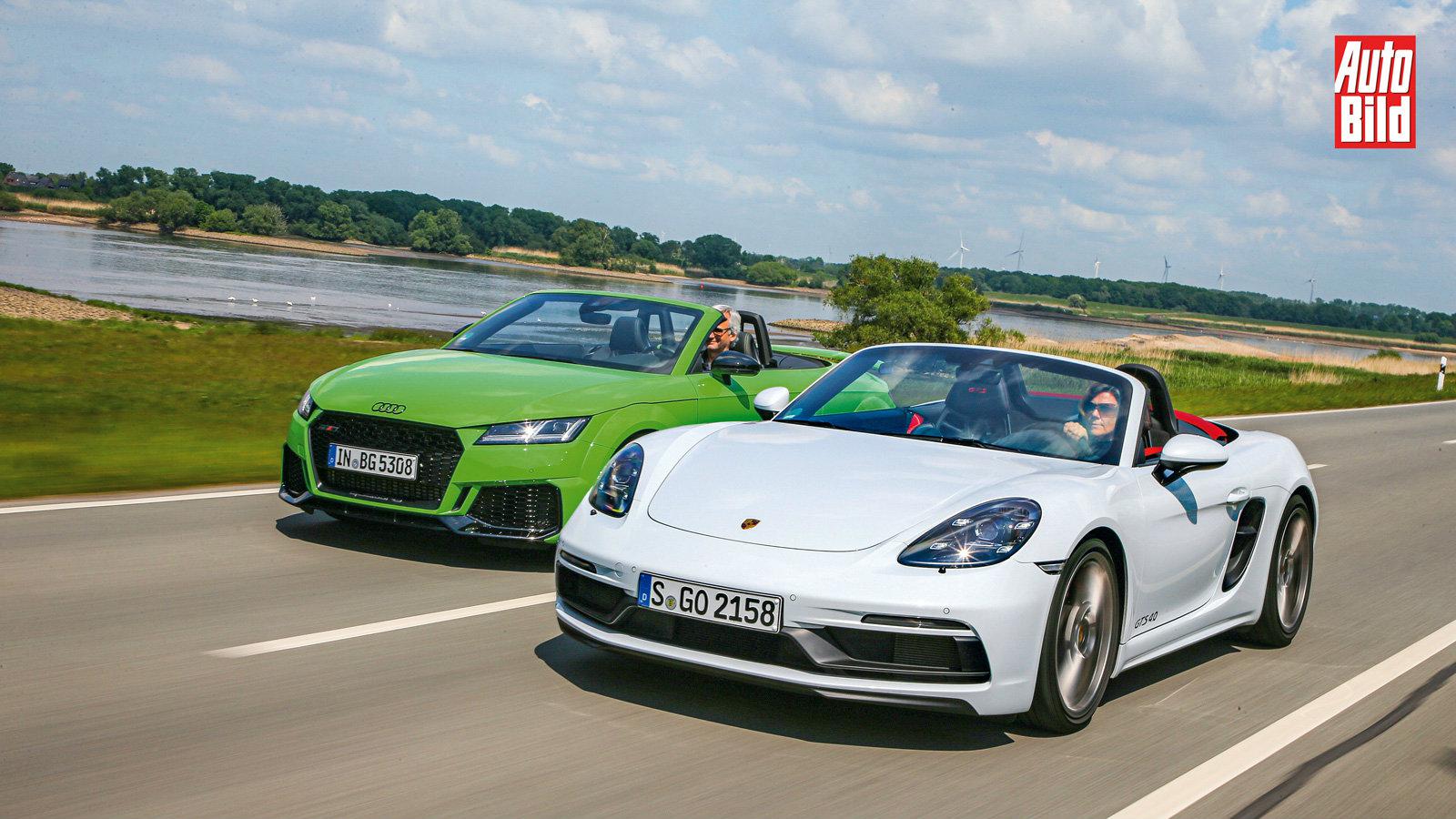 Συγκρίνουμε το Audi TT RS Roadster με Porsche Boxster GTS 