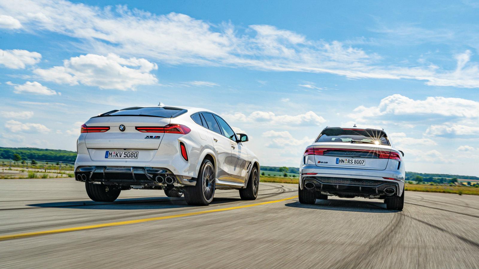 Συγκρίνουμε Audi RS Q8 με BMW X6 M Competition
