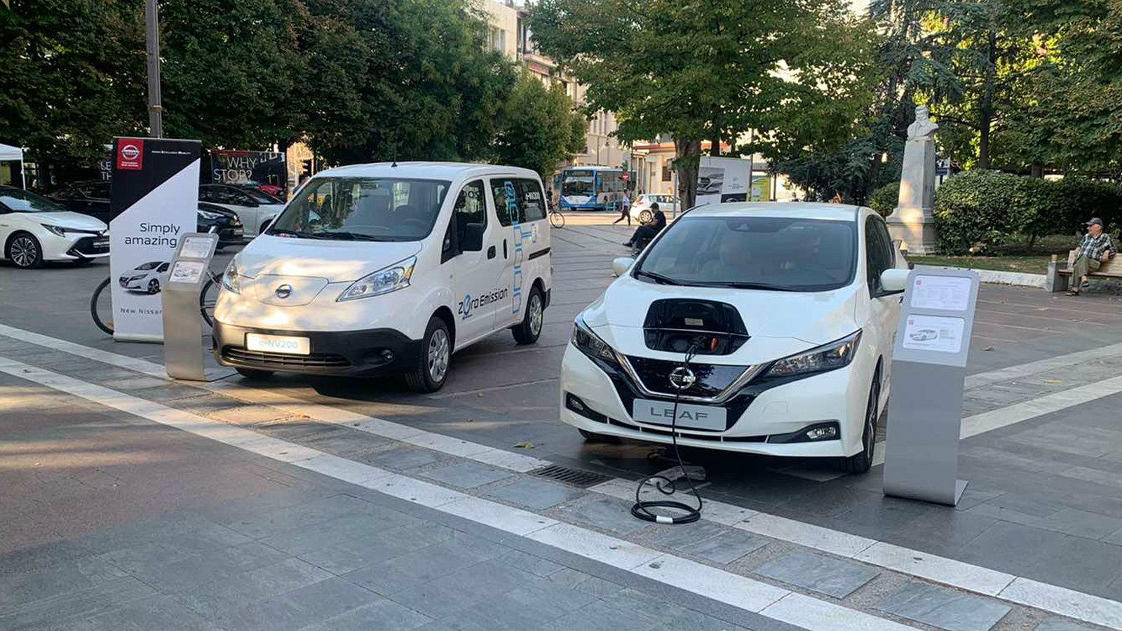 Τα Nissan LEAF & e-NV200, στην Ευρωπαϊκή Εβδομάδα Κινητικότητας