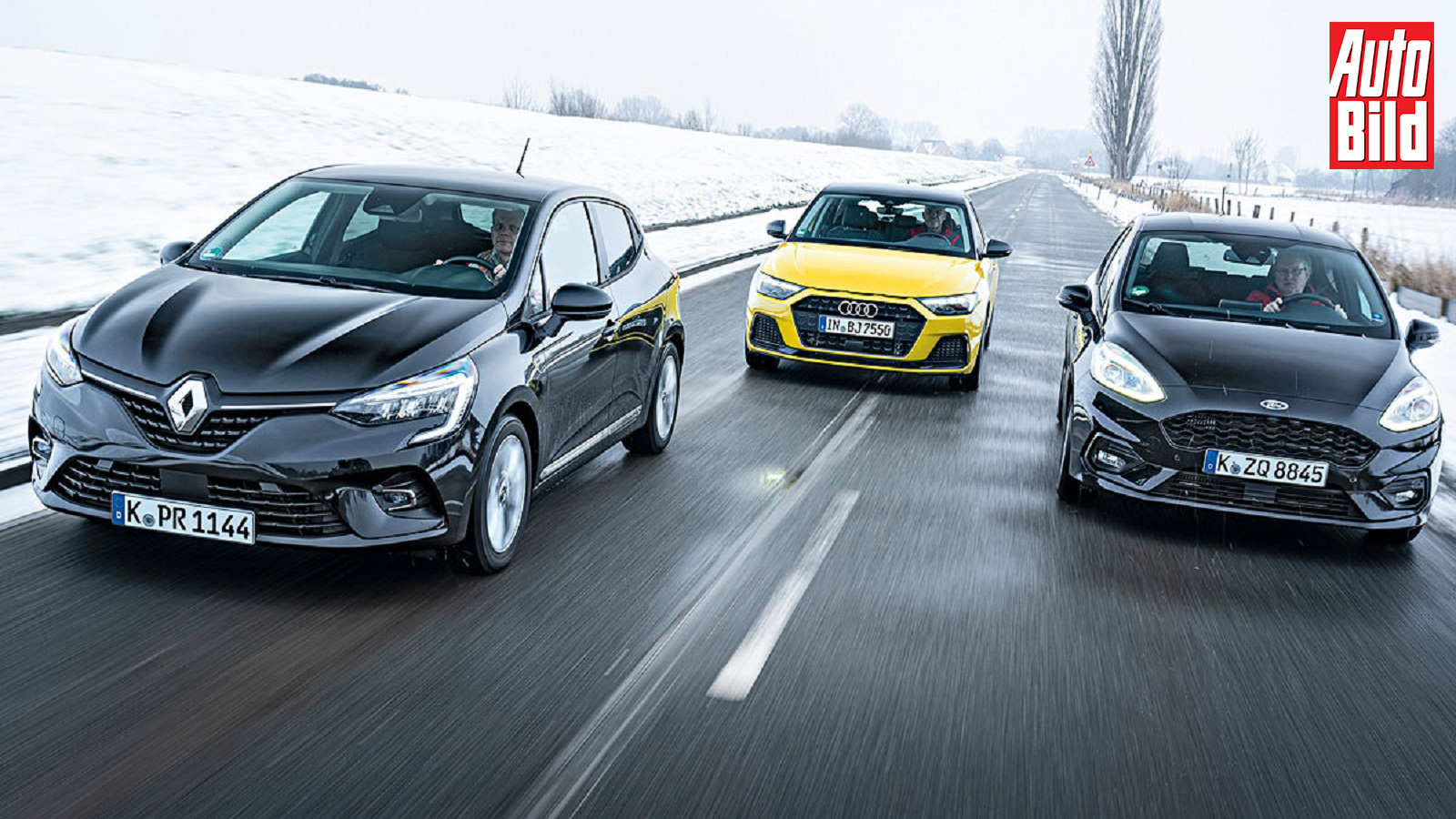 Συγκρίνουμε Ford Fiesta με Renault Clio και Audi A1
