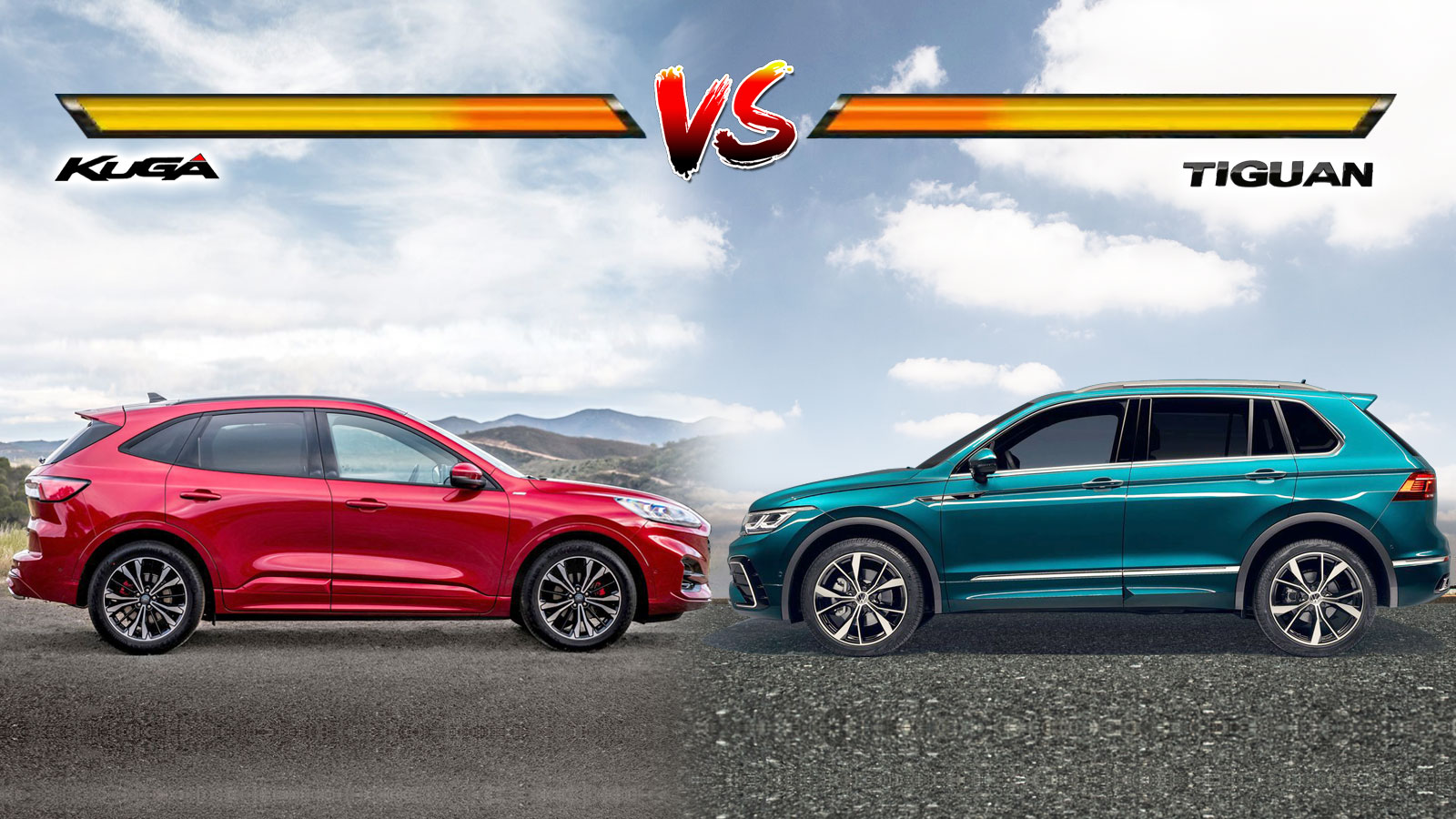 FORD KUGA VS VOLKSWAGEN TIGUAN Συγκριτικό