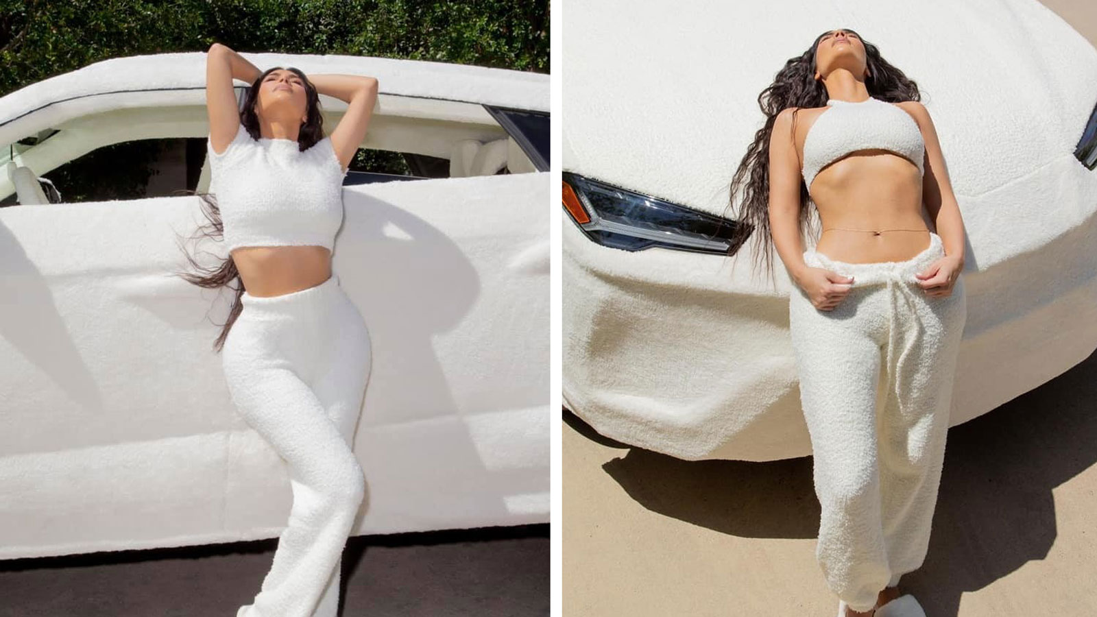 Ο ορισμός του cringe: η Kim Kardashian έντυσε με γούνα την Lamborghini της